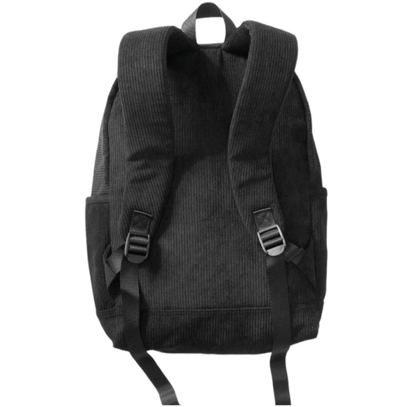 Victoria's Secret PINK Corduroy Backpack, Black EUC - Picture 15 of 16